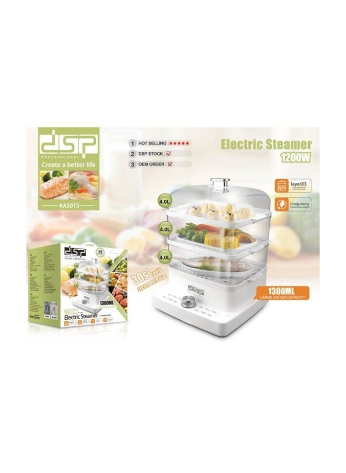 Dsp KA5015, Food Steamer 1200w