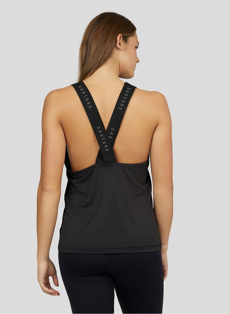 Women'S Black Carbon Training Tank Top