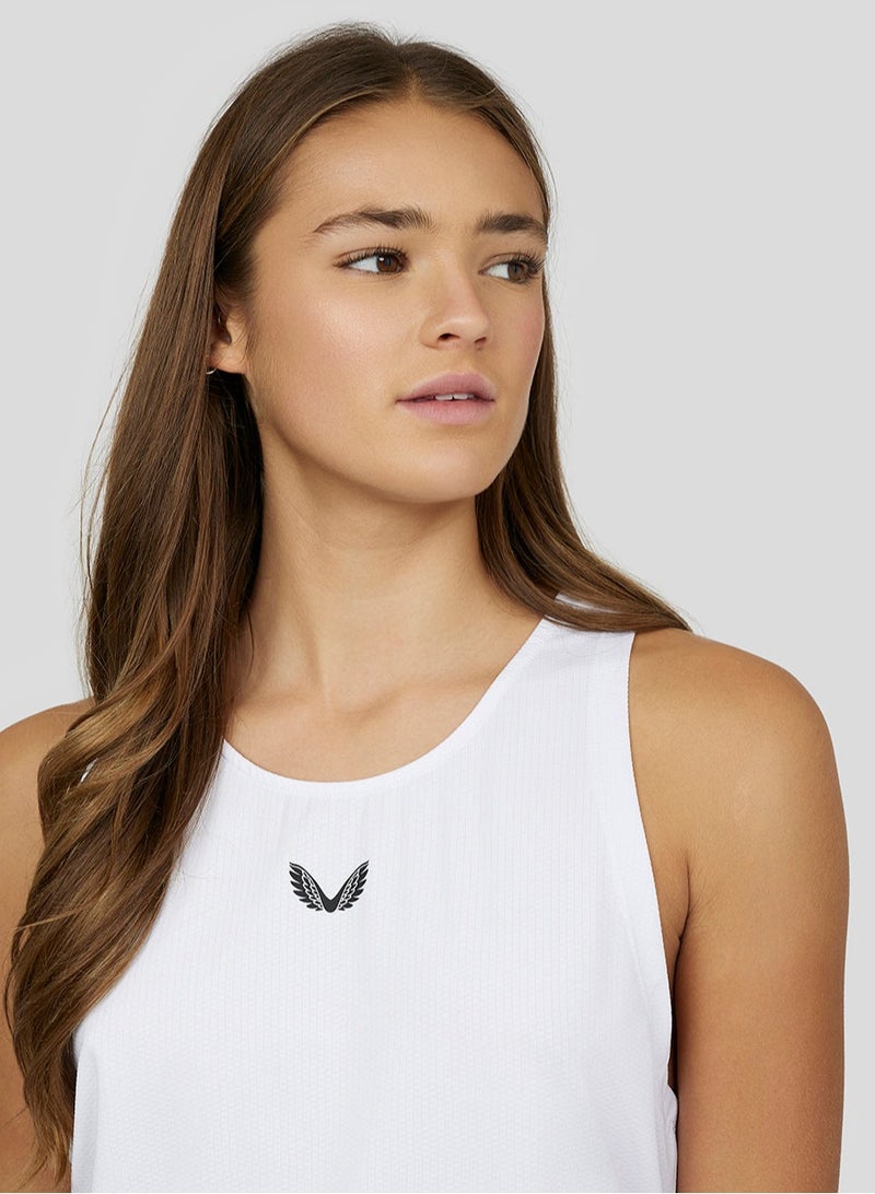 Women'S White Carbon Training Tank Top