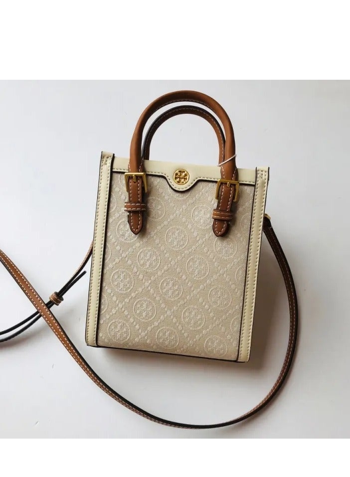 Tory Burch Mini T Monogram Tote