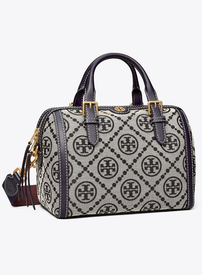 TORY BURCH  T Monogram Jacquard Barrel Bag Big