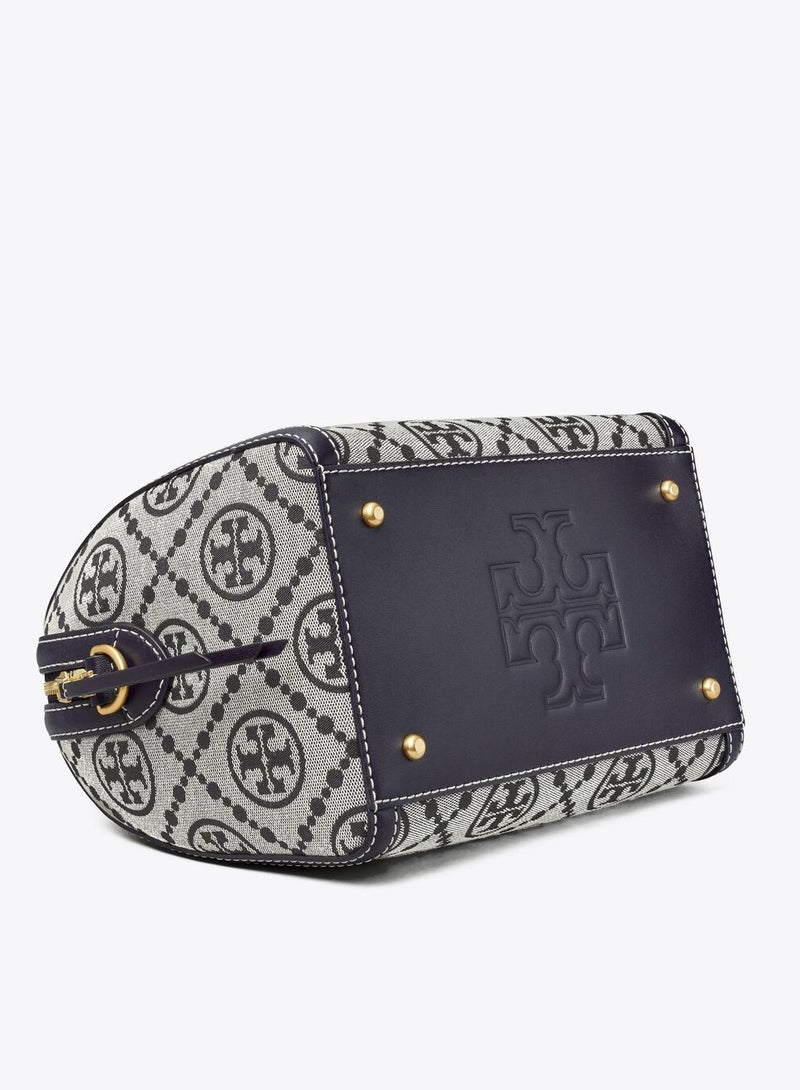 TORY BURCH  T Monogram Jacquard Barrel Bag Big