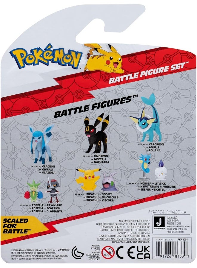 Pokemon Battle Figure 3 Pack Omanyte + Lucario + Pikachu