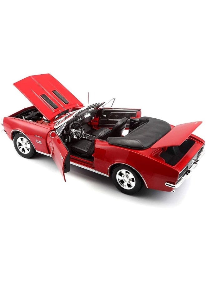 Maisto 1:18 Scale 1967 Chevy Camaro SS 396 Convertible Diecast Vehicle (Colors May Vary)