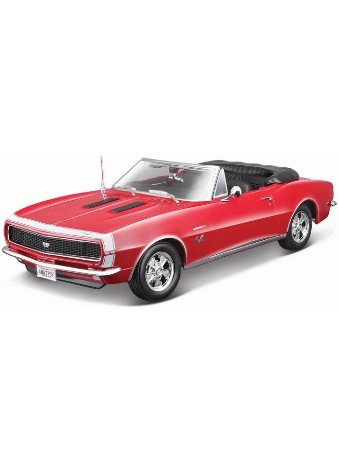 Maisto 1:18 Scale 1967 Chevy Camaro SS 396 Convertible Diecast Vehicle (Colors May Vary)