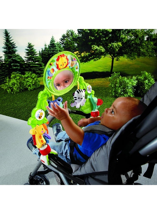 Fisher-Price BHW57 Pram Play Arch with Mirror and Various Animals