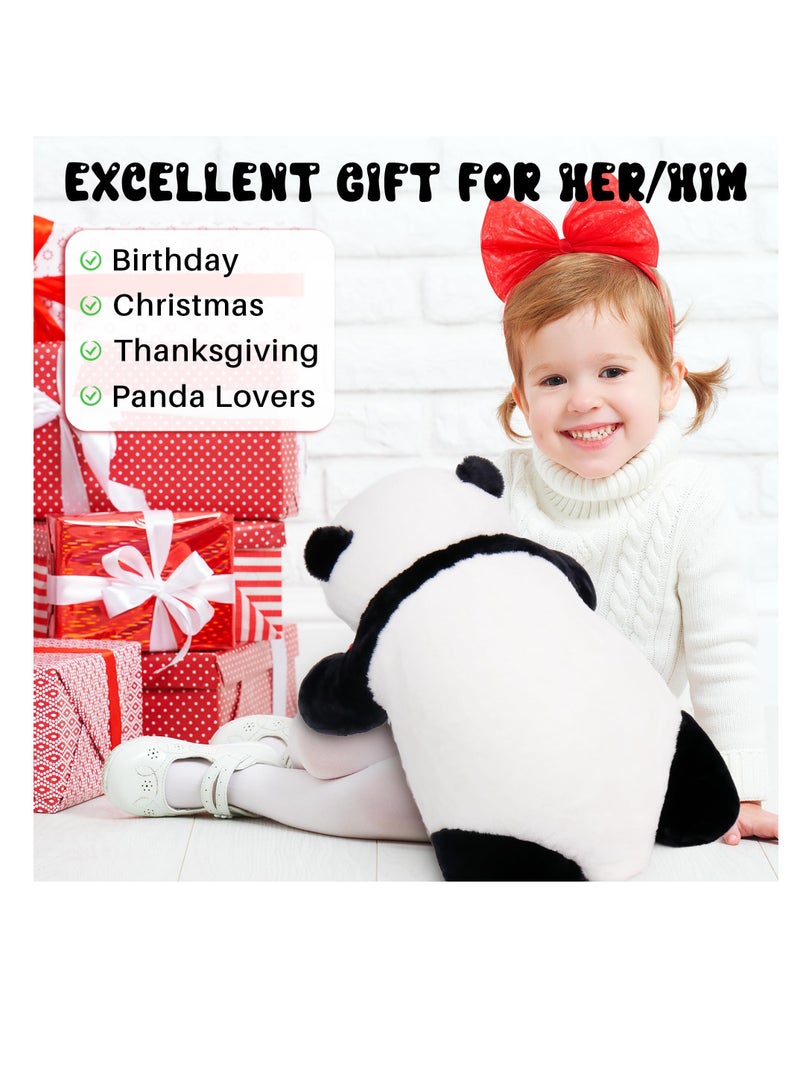 Adorable Large Panda Plush Toy, Soft and Cuddly Stuffed Animal for Kids, Perfect Gift for Boys and Girls