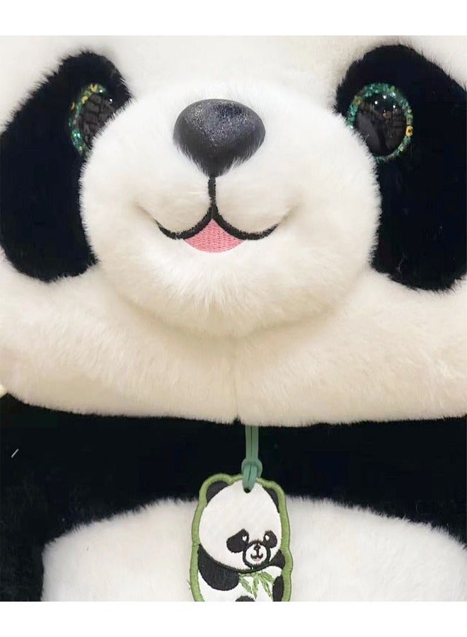 Adorable Plush Panda Stuffed Toy with Necklace