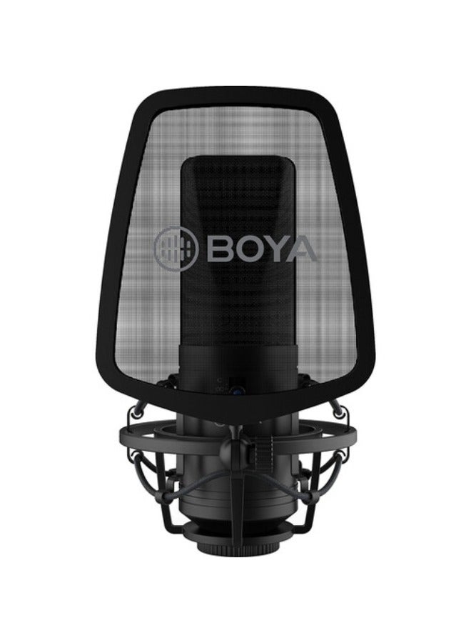 BOYA BY-M1000 Large-Diaphram Multi-Pattern Condenser Studio Microphone