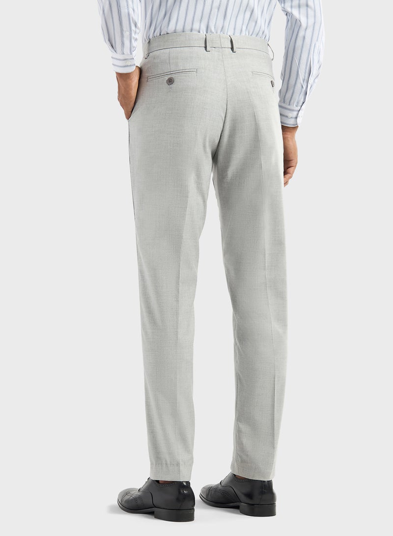 Pocket Detail Regular Fit Trousers