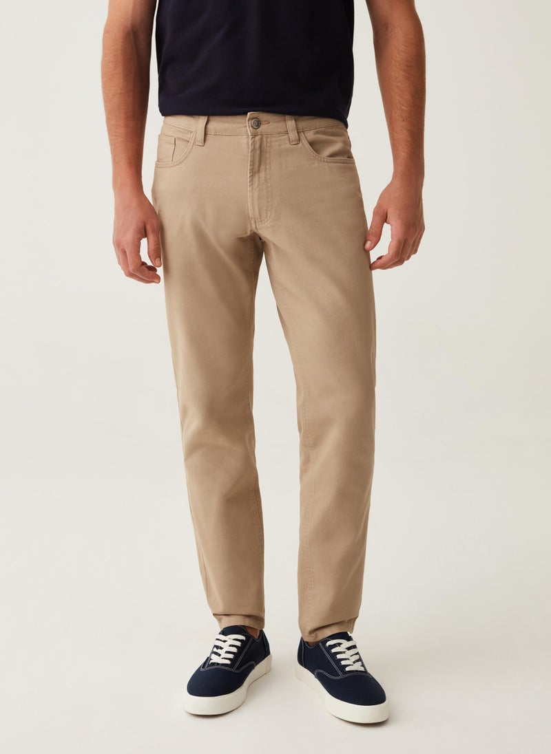 Regular-fit trousers with five pockets