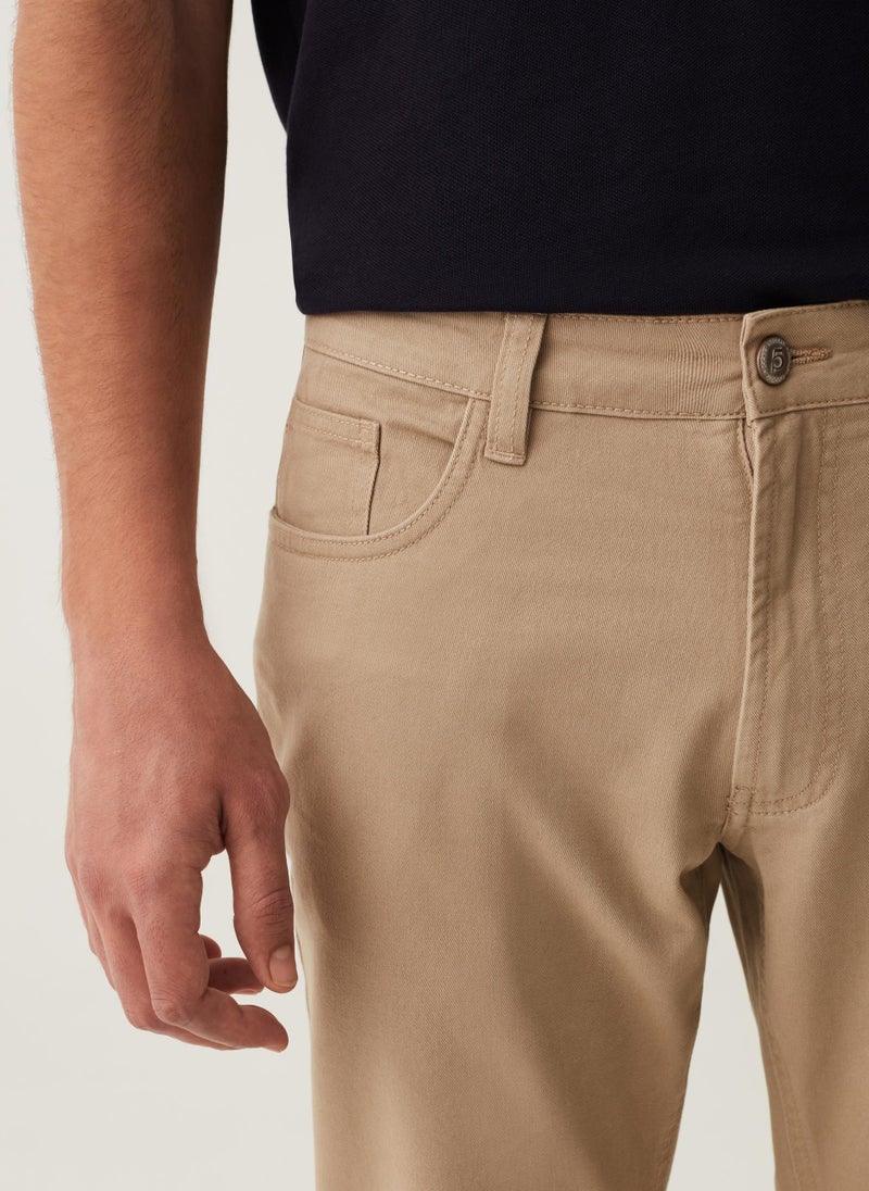 Regular-fit trousers with five pockets