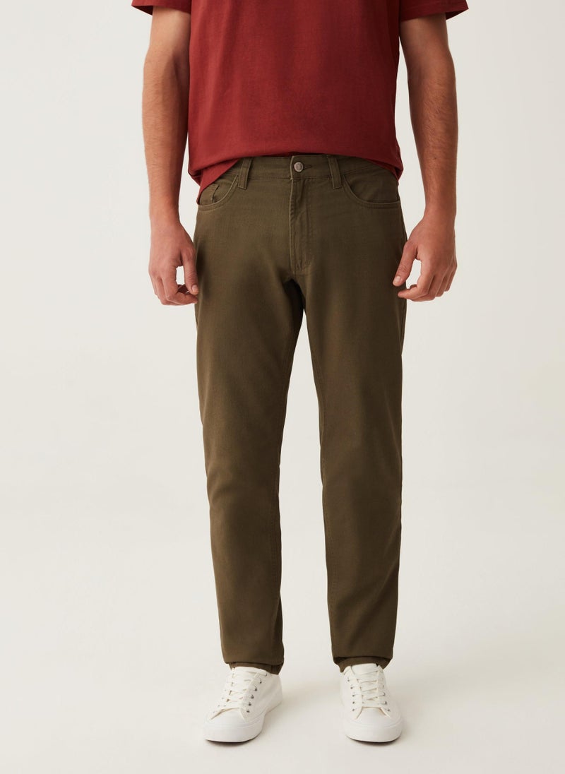 Regular-fit trousers with five pockets