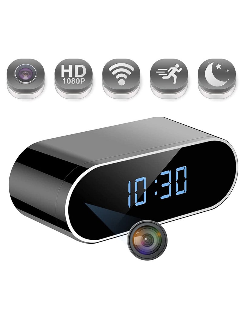 Table Clock Surveillance Security Camera