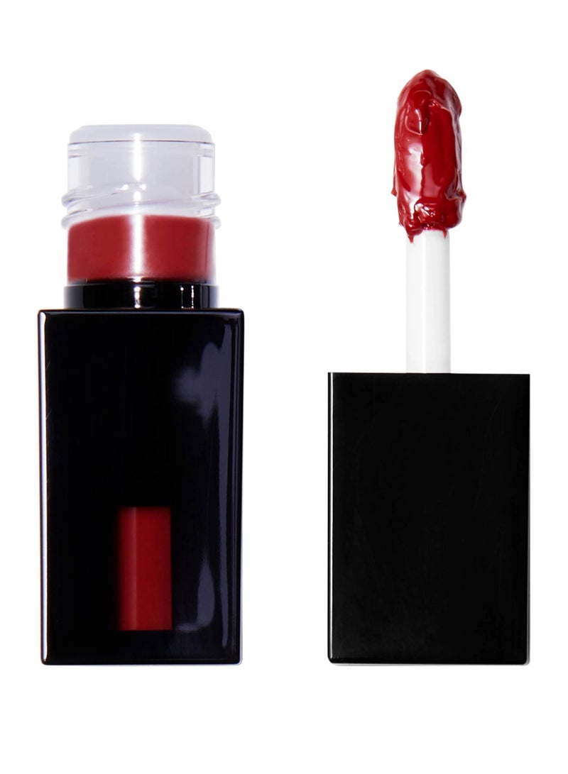 Cosmetics Glossy Lip Stain, Lightweight, Long-Wear Lip Stain For A Sheer Pop Of Color & Subtle Gloss Effect, Spicy Sienna