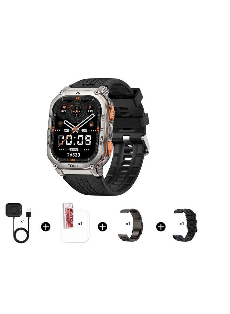 KOSPET TANK M3 ULTRA Smartwatch-SILVER