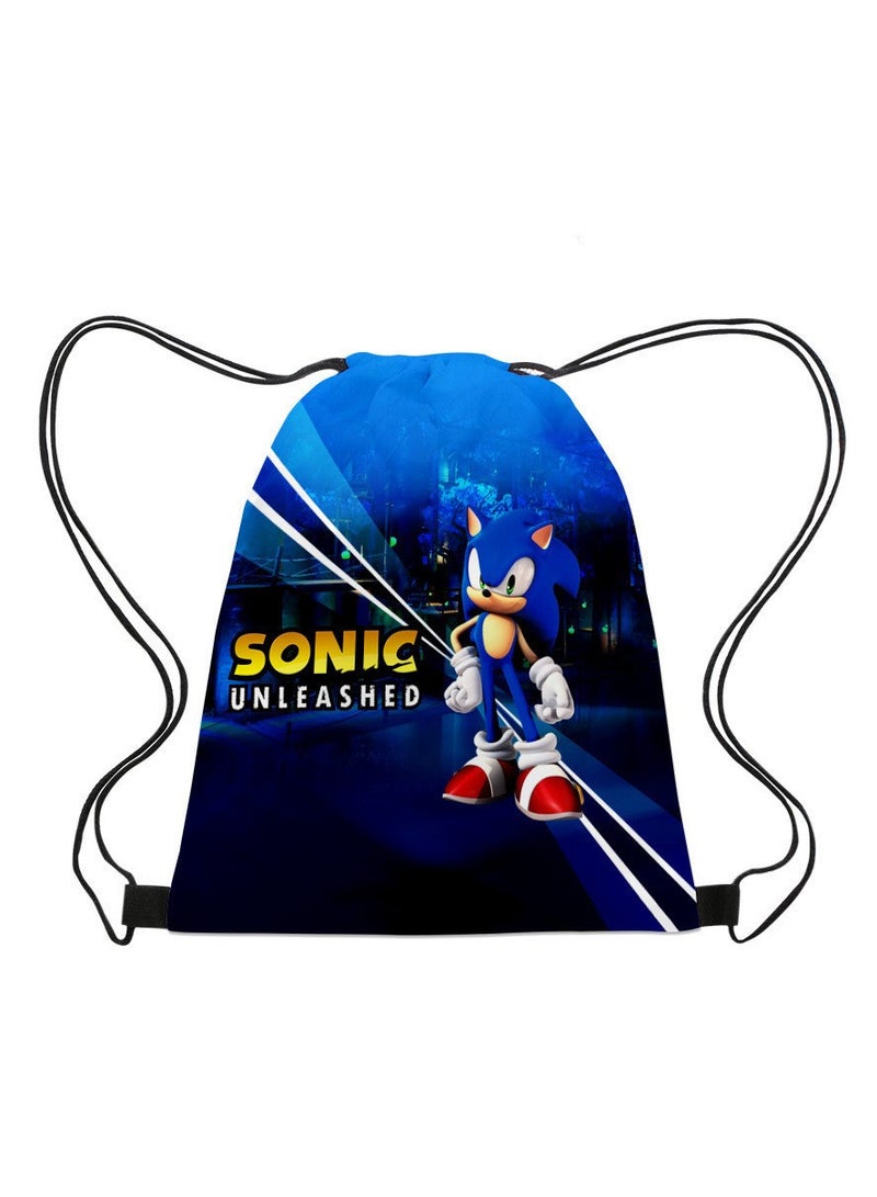 Sonic Portable Drawstring Bag Backpack 35*45cm