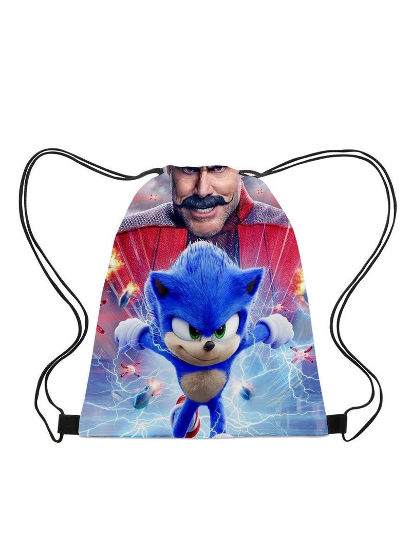 Sonic Portable Drawstring Bag Backpack 35*45cm