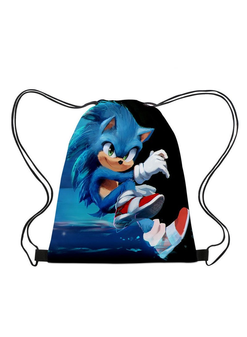 Sonic Portable Drawstring Bag Backpack 35*45cm