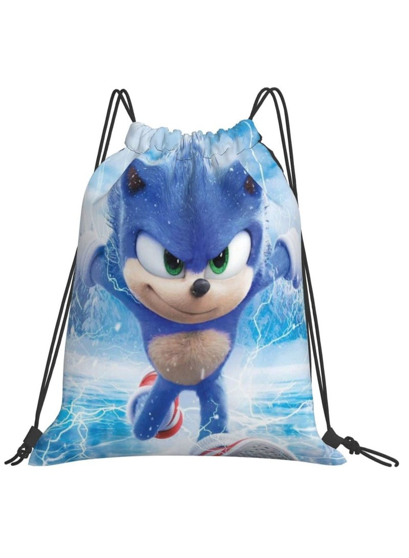 Sonic Portable Drawstring Bag Backpack 35*45cm