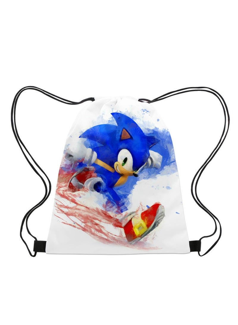 Sonic Portable Drawstring Bag Backpack 35*45cm