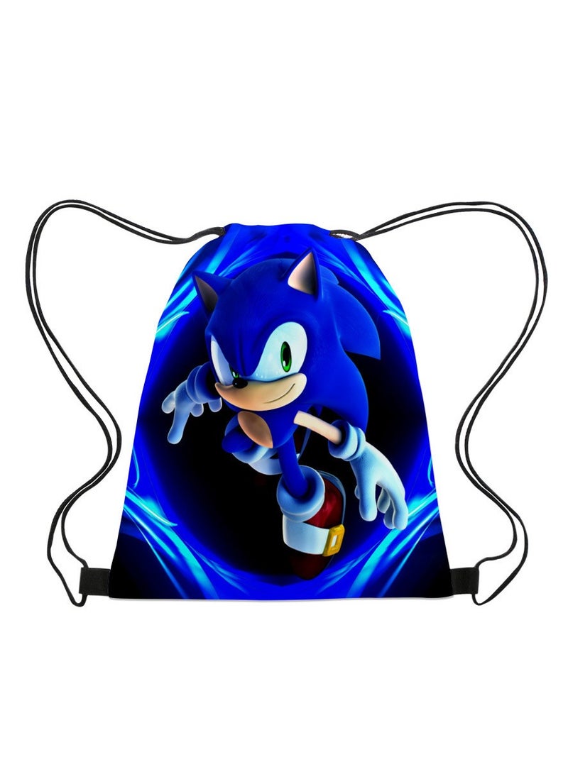 Sonic Portable Drawstring Bag Backpack 35*45cm