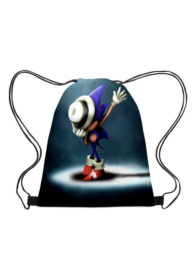 Sonic Portable Drawstring Bag Backpack 35*45cm