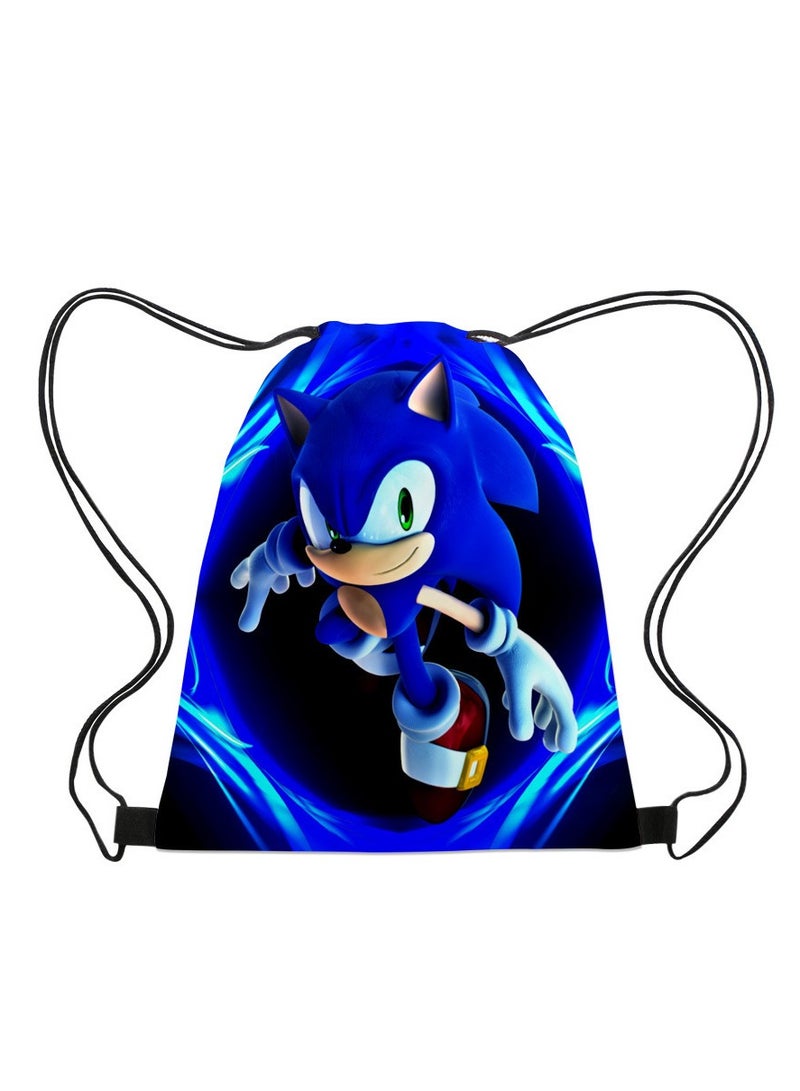 Sonic Portable Drawstring Bag Backpack 35*45cm