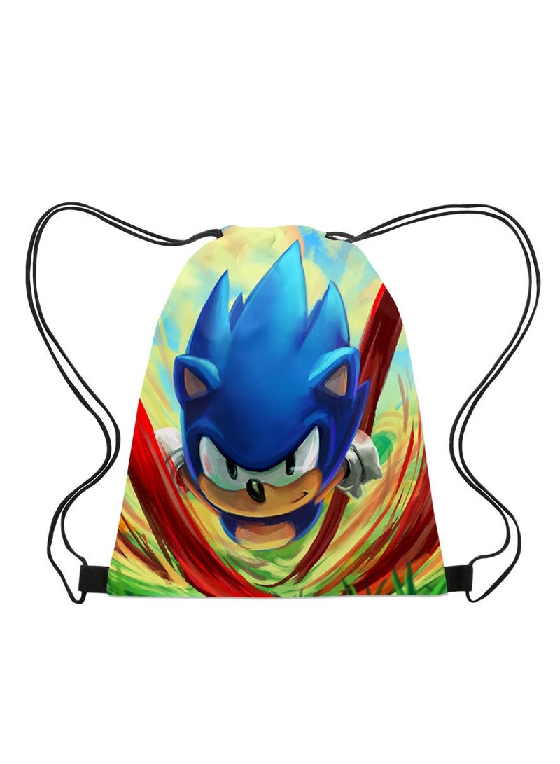 Sonic Portable Drawstring Bag Backpack 35*45cm