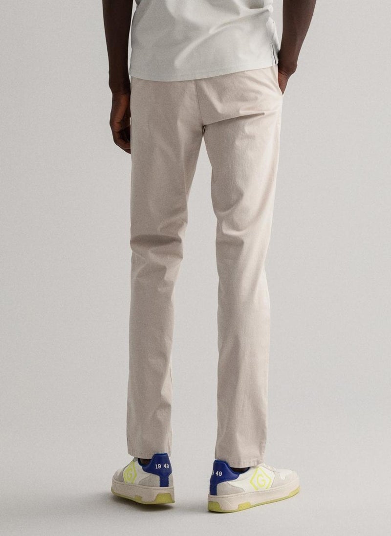 Slim Fit Twill Chinos