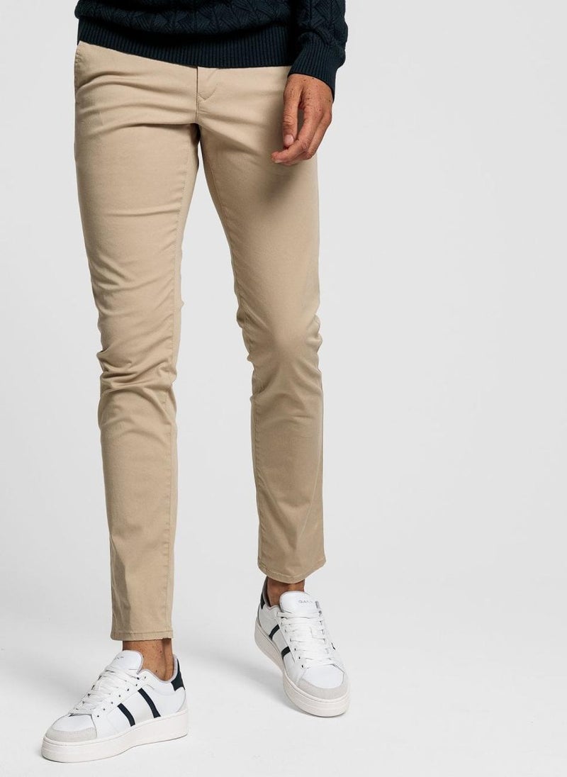 Slim Fit Twill Chinos