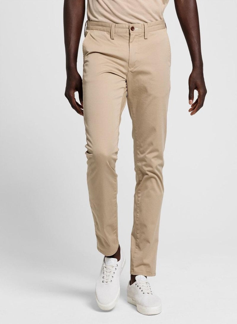 Slim Fit Twill Chinos