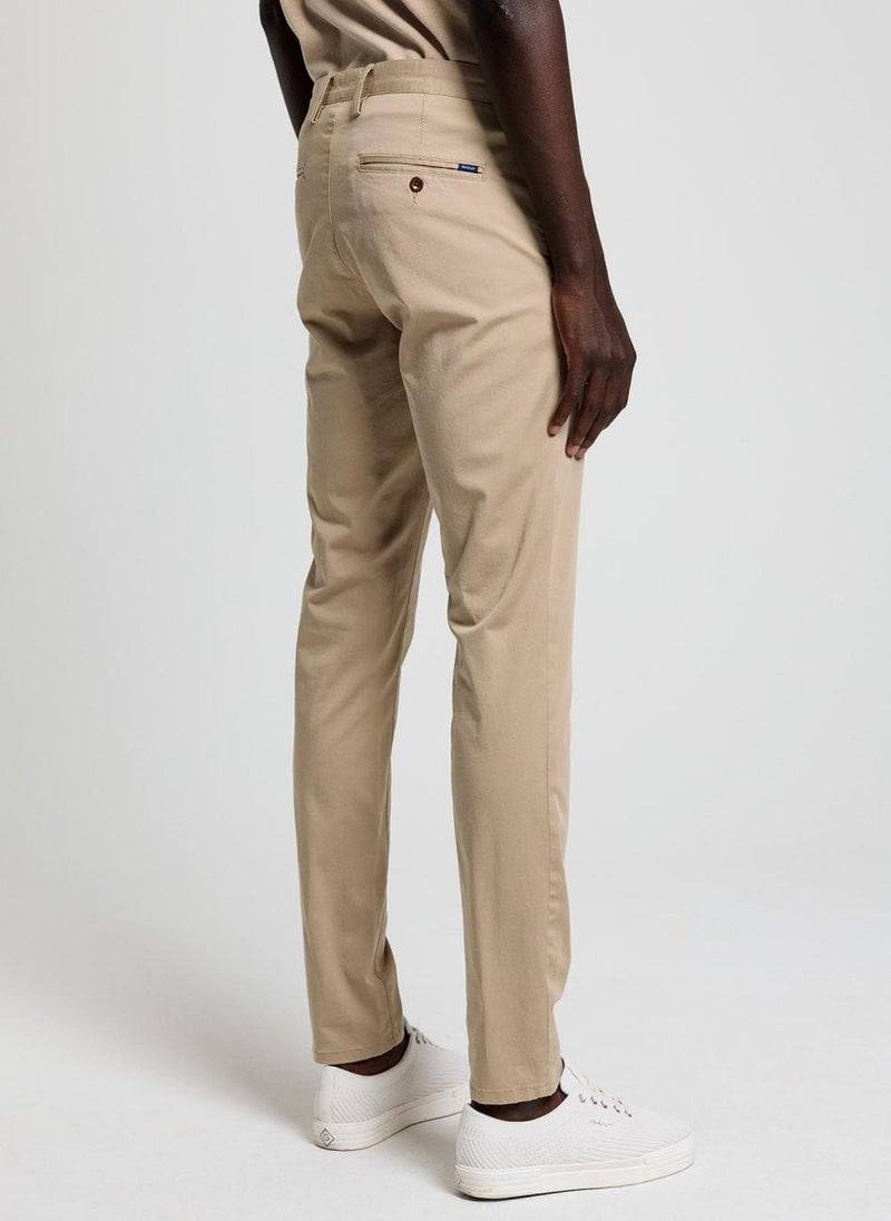 Slim Fit Twill Chinos