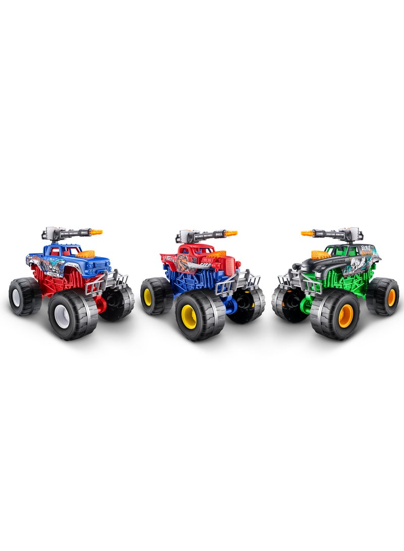 METAL MACHINES-MONSTER WHEELS-SERIES 1,Bulk,6pcs,No Inner,STD Color Assortment