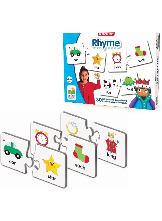 The Learning Journey: Match It! - Rhyme Rhyming Puzzle Game For Kids Ages 3-5