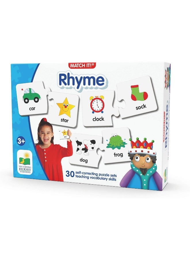 The Learning Journey: Match It! - Rhyme Rhyming Puzzle Game For Kids Ages 3-5