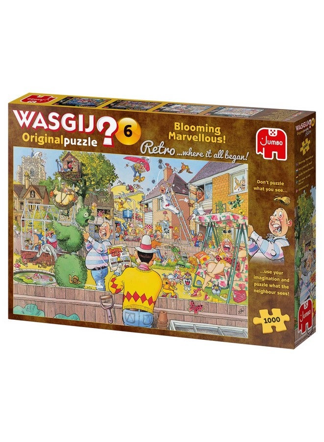 Wasgij Retro Original 6 Blooming Marvellous! Unique Collectable Jigsaw Puzzle For Adults 1000 Piece