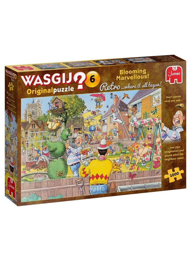 Wasgij Retro Original 6 Blooming Marvellous! Unique Collectable Jigsaw Puzzle For Adults 1000 Piece