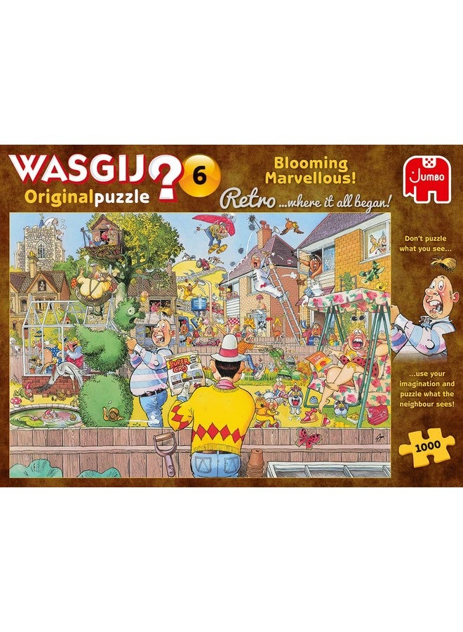 Wasgij Retro Original 6 Blooming Marvellous! Unique Collectable Jigsaw Puzzle For Adults 1000 Piece