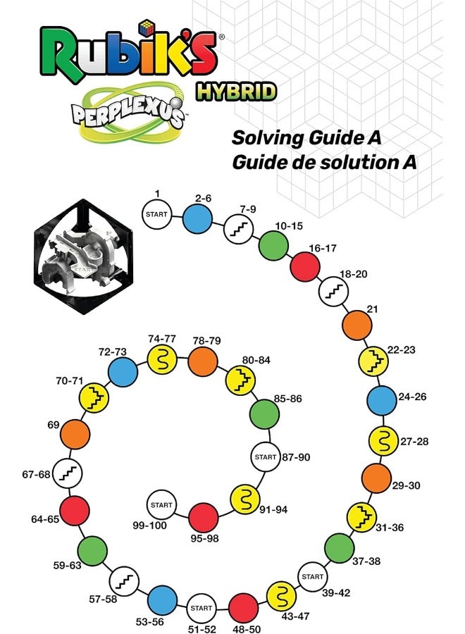 Spin Master Games Rubik’s Perplexus Hybrid 2 x 2, Challenging Puzzle Maze Skill Game, for Adults and Kids Ages 8 and Up