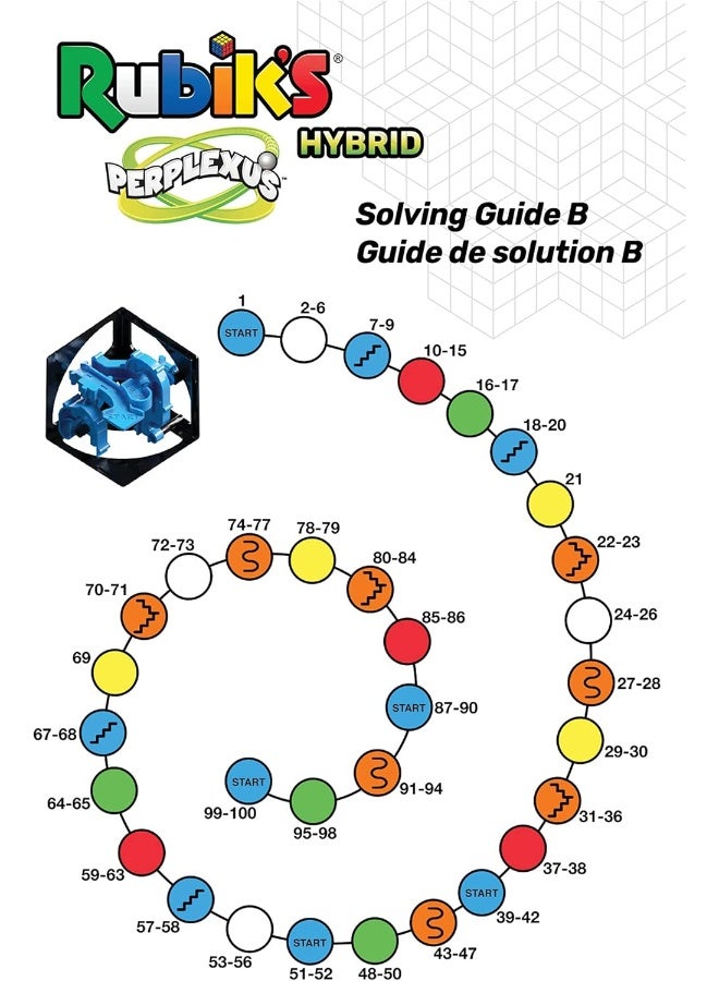 Spin Master Games Rubik’s Perplexus Hybrid 2 x 2, Challenging Puzzle Maze Skill Game, for Adults and Kids Ages 8 and Up