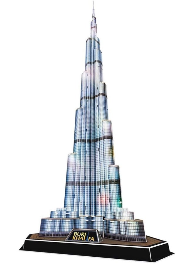 3D Puzzle Led Burj Khalifa 136Pcs B/O