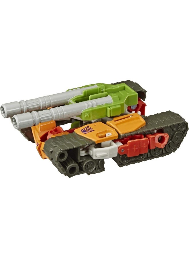 TRANSFORMERS Bumblebee Cyberverse Adventures Action Attackers: 1-Step Bludgeon Action Figure, Whirlwind Slash Action Attack Move, 10.5-cm
