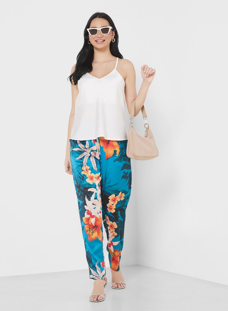 Floral Printed Pants