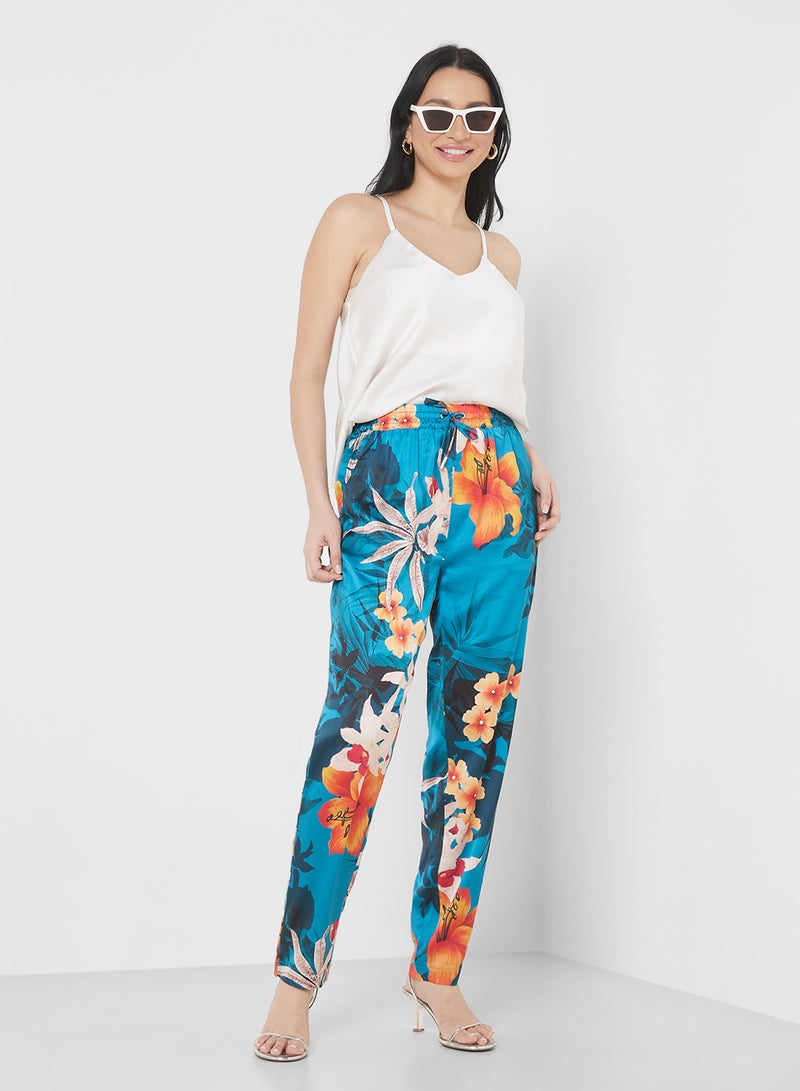 Floral Printed Pants