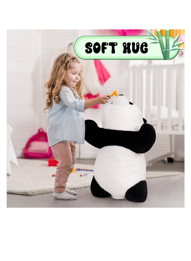 Adorable Large Panda Plush Toy, Soft and Cuddly Stuffed Animal for Kids, Perfect Gift for Boys and Girls