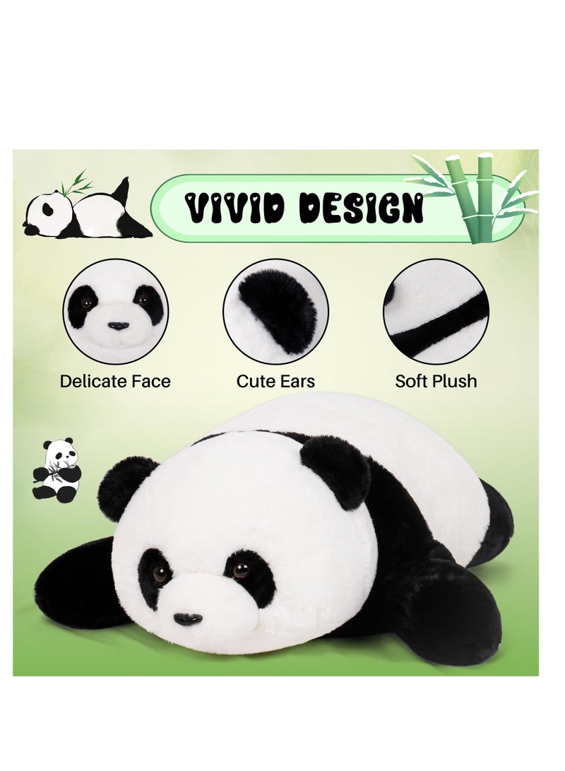 Adorable Large Panda Plush Toy, Soft and Cuddly Stuffed Animal for Kids, Perfect Gift for Boys and Girls