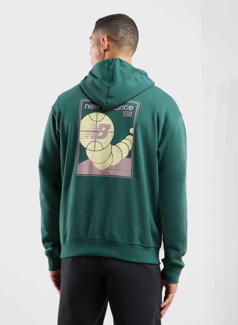 French Terry Relaxed Hoodie