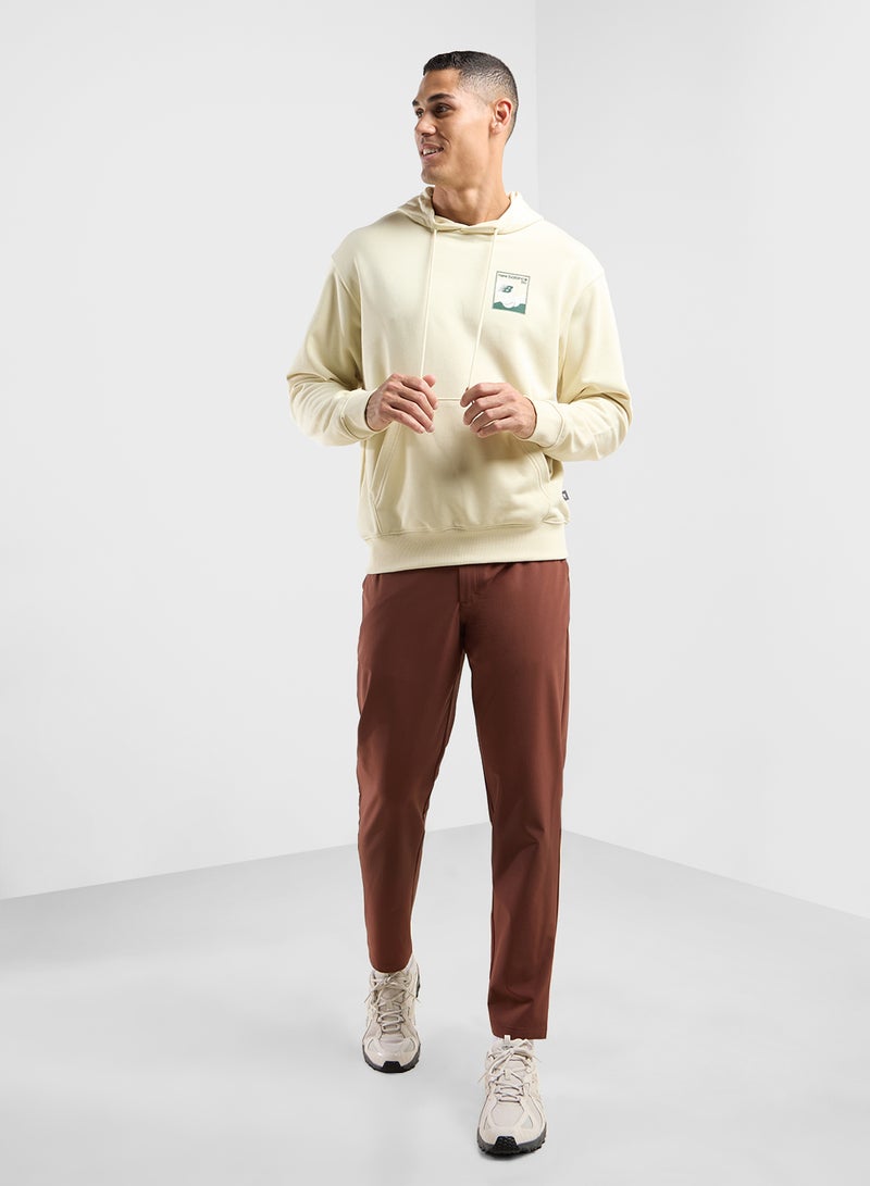 French Terry Relaxed Hoodie