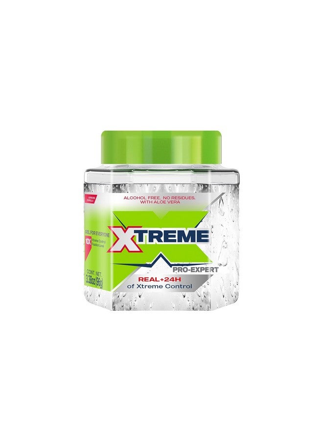 Proexpert Clear Styling Hair Gel Alcoholfree 24Hours Control With Aloe Vera Travel Size 3.39 Oz (Pack Of 24)